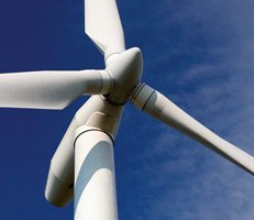 A wind turbine