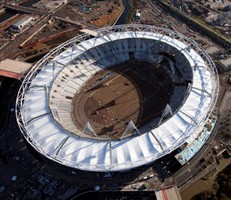 Stadium under construction