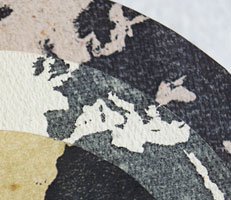Part of world map