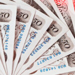 Fifty pound notes