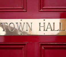 Town hall door