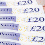 British pound notes
