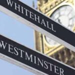 Whitehall and Westminster signposts