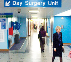 Hospital corridor