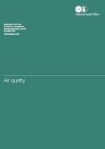 Front cover air quality report