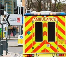 Picture of ambulance from National Audit Office report on Transforming NHS ambulance services