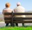 Pensioners sitting on a bench