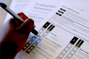 Filling in allowance form