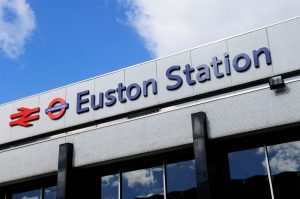 Euston Station sign