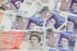 Twenty pound notes