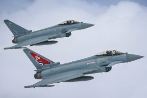 Two fighter planes