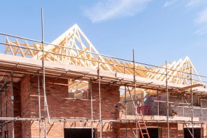 Houses in construction