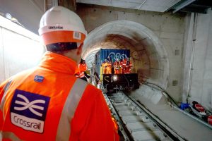 Workers in the tunnel