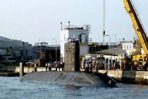 Submarine on the Quayside