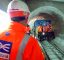 Crossrail workers in tunnel