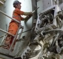 Engineer in tunnel