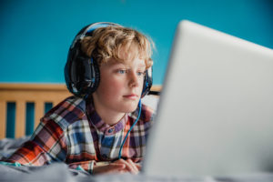 Child on computer